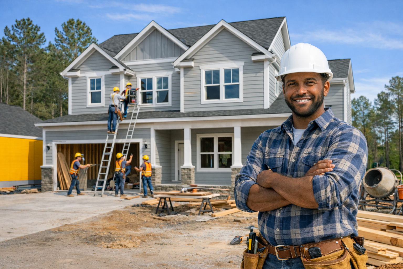 Residential Construction Progress